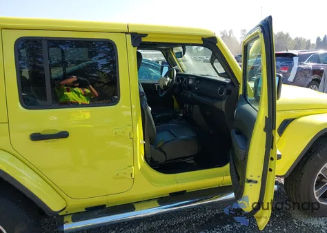 2023 Jeep Wrangler 4-Door Sahara 4X4 из США, поврежденный, VIN 1C4HJXEN5PW570760